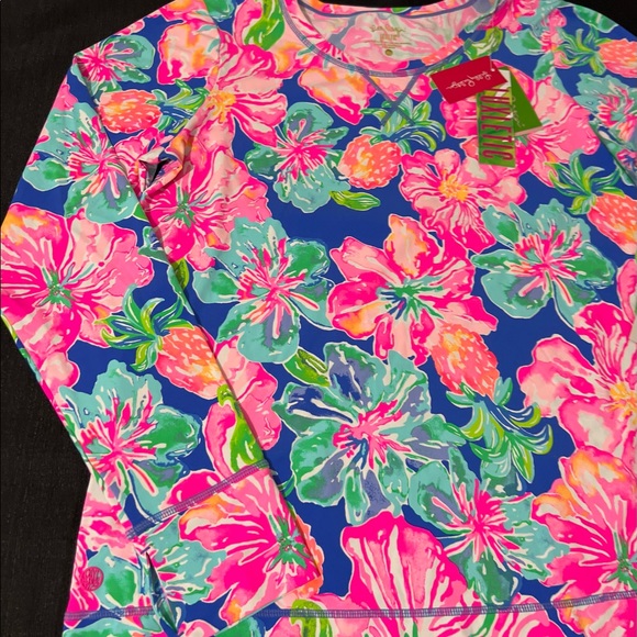 Lilly Pulitzer XL luxletic meryl nylon top new & rare - Picture 6 of 10